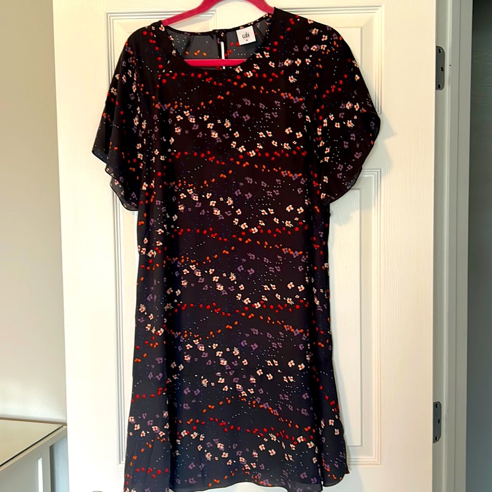 Cabi Floral Print Flutter Sleeve Muse Dress | NWOT-Style 3828 | Size Medium